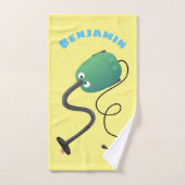 かわいい掃除機の漫画のユーモア バスタオルセット (ハンドタオル)