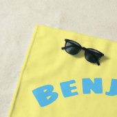 かわいい掃除機の漫画のユーモア ビーチタオル (インサイチュ)