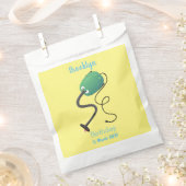 かわいい掃除機の漫画のユーモア フェイバーバッグ (クリップ留めされた状態)