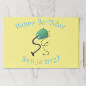 かわいい掃除機の漫画のユーモア ペーパーパッド (インサイチュ)