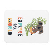 かわいい探索コアラ マグネット (横)