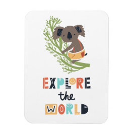 かわいい探索コアラ マグネット