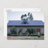 かわいい接続ハートフォント移動 ポストカード (正面/裏面)