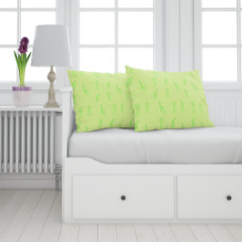 かわいい描キッドグリーン クッション