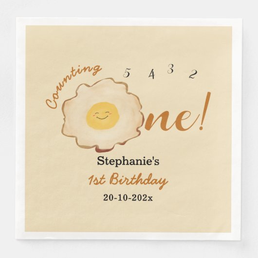 かわいい揚げ卵の誕生日1 (正面)