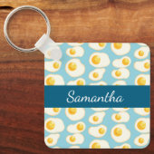 かわいい揚げ卵 キーホルダー (正面)