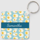 かわいい揚げ卵 キーホルダー (裏面)