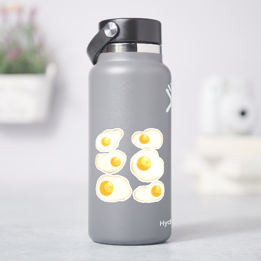 かわいい揚げ卵 シール (HydroFlask)