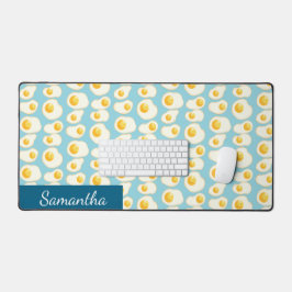 かわいい揚げ卵 デスクマット