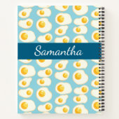 かわいい揚げ卵 ノートブック (裏面)