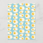 かわいい揚げ卵 ポストカード (正面)