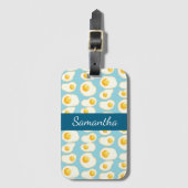 かわいい揚げ卵 ラゲッジタグ (正面縦)