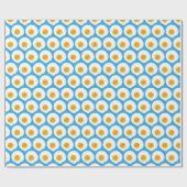 かわいい揚げ卵 ラッピングペーパー (フラット)