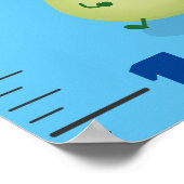 かわいい揚げ麺のレシピ漫画の成長チャート ポスター (角)