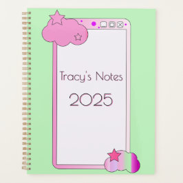 かわいい携帯電話の学校や仕事 プランナー手帳