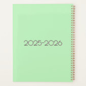 かわいい携帯電話の学校や仕事 プランナー手帳 (裏面)