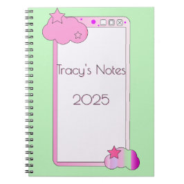 かわいい携帯電話 学校または仕事 ノートブック