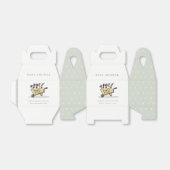 かわいい摘まれたての黄色いフローラカート赤ちゃんシャワー フェイバーボックス (折り畳みなし)