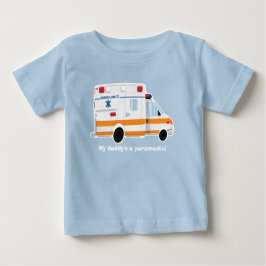 かわいい救急車のTシャツ-ベビー-幼児-子供 ベビーTシャツ