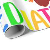 かわいい救済の小さな手OT小児職業職業 ラッピングペーパー (ロールコーナー)