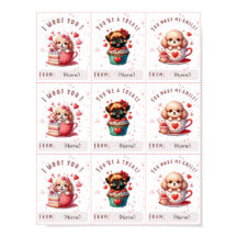 かわいい教室のバレンタインのカード印刷可子供へ能