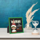 かわいい教室の監視小妖精や小人 フォトプラーク (インサイチュ)