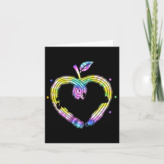 かわいい教師のアシスタントシャツ感謝デーギフト彼 カード (正面)