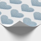 かわいい散水ハート | ベビー散布 ラッピングペーパー (角)
