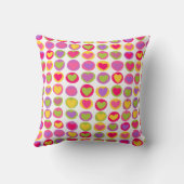 かわいい数々のおもしろい色のバレンタインデーハート クッション (裏面)