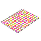 かわいい数々のおもしろい色のバレンタインデーハート ノートブック (左側)