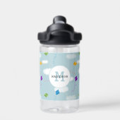 かわいい数々のキートキッズモノグラム ウォーターボトル (背面)