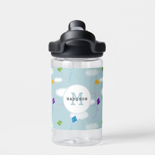 かわいい数々のキートキッズモノグラム ウォーターボトル (背面)