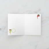 かわいい数々の体操の子供たち カード (内部)