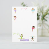 かわいい数々の体操の子供たち サンキューカード (スタンド正面)