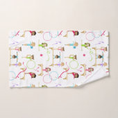 かわいい数々の体操の子供たち バスタオルセット (ハンドタオル)