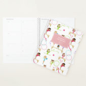 かわいい数々の体操キッズガール毎年 プランナー手帳 (ディスプレー)