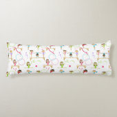 かわいい数々の体操キッズパターン ボディピロー (正面)