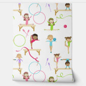 かわいい数々の体操キッズパターン 壁紙 (ほどく)
