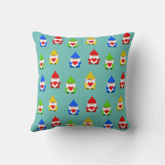 かわいい数々の格言オンティール(緑がかった色) クッション (裏面)