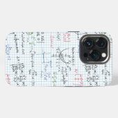 かわいい数学のパターン iPhoneケース (裏面横)