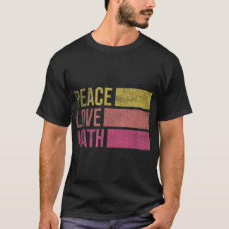 かわいい数学先生ピースラブ数学 Tシャツ