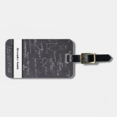 かわいい数式おたく旅行 ラゲッジタグ (正面横)