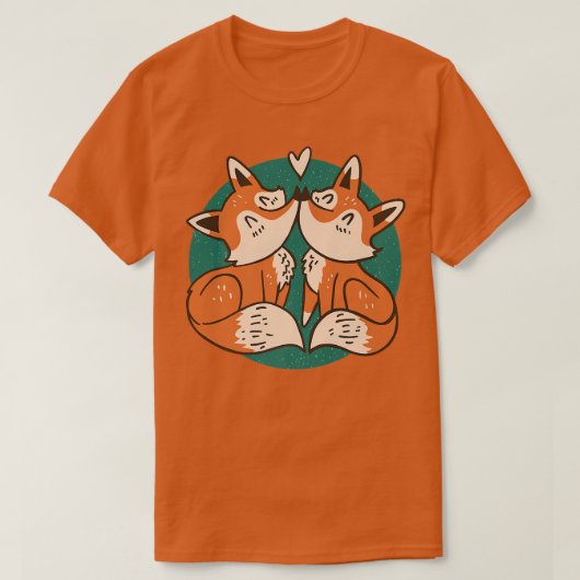 かわいい敵カップル動物プレミアム925 Tシャツ (デザイン正面)