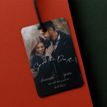 かわいい文字オーバーレイ2つの写真の結婚式の日付を保存