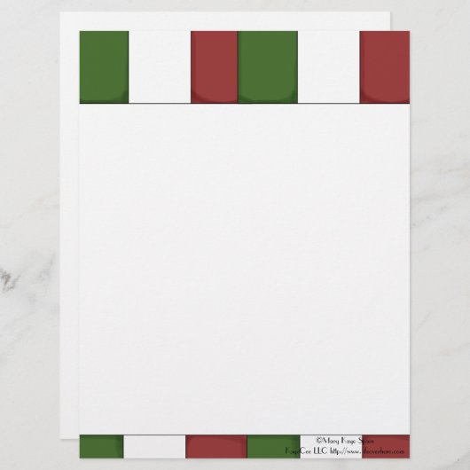 かわいい文房具 レターヘッド (正面/裏面)