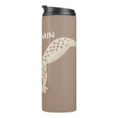 かわいい斑点タンgecko漫画イラストレーション タンブラー (回転右)