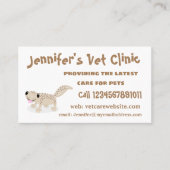 かわいい斑点タンgecko漫画イラストレーション 名刺 (正面)