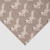 かわいい斑点タンgecko漫画イラストレーション 薄葉紙 (詳細)