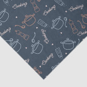 かわいい料理のキッチンツールパターン 薄葉紙 (詳細)