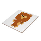 かわいい断定的な漫画のクマのタイル タイル (側面)